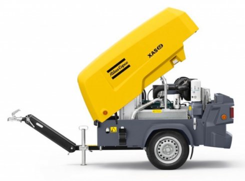 Sprężarka śrubowa przewoźna Atlas Copco XAS 68 Kd2