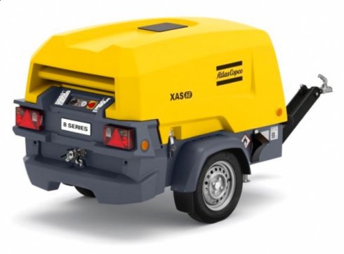 Sprężarka śrubowa przewoźna Atlas Copco XAS 68 Kd3